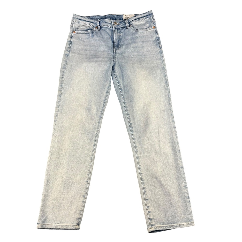 Cosmic Blue Love Womens Light Wash Straight Leg Jeans Size 30 PCL016844MW-SCENC